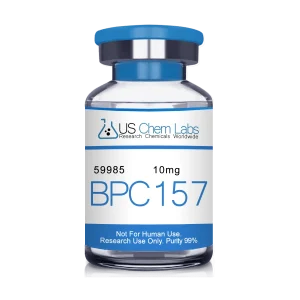 BPC-157 10mg 5 Vials research peptide vial product image from US Chem Labs