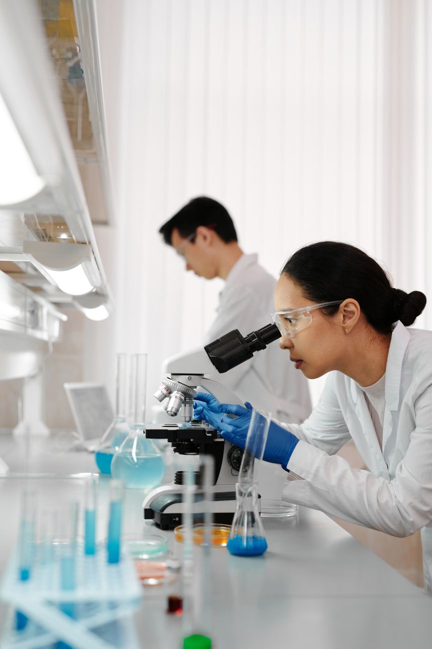 Laboratory research equipment header image from Pexels